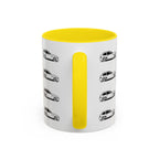 M Coupe Coffee Mug, Unique Gift for Friends, Custom Drinkware, Celebration Keepsake, Party Favor