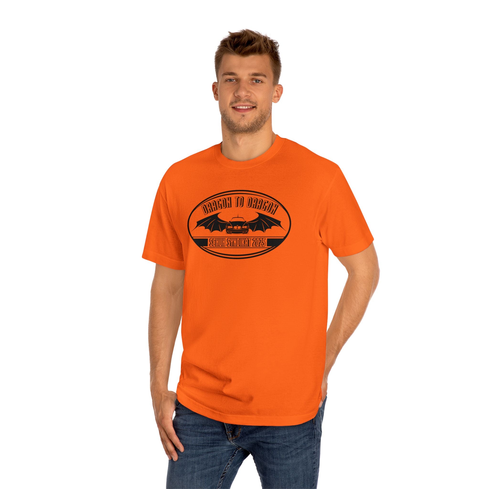 Schuh Syndikat Dragon to Dragon 2025 Light Color Tee - Unisex American Apparel Classic T-Shirt