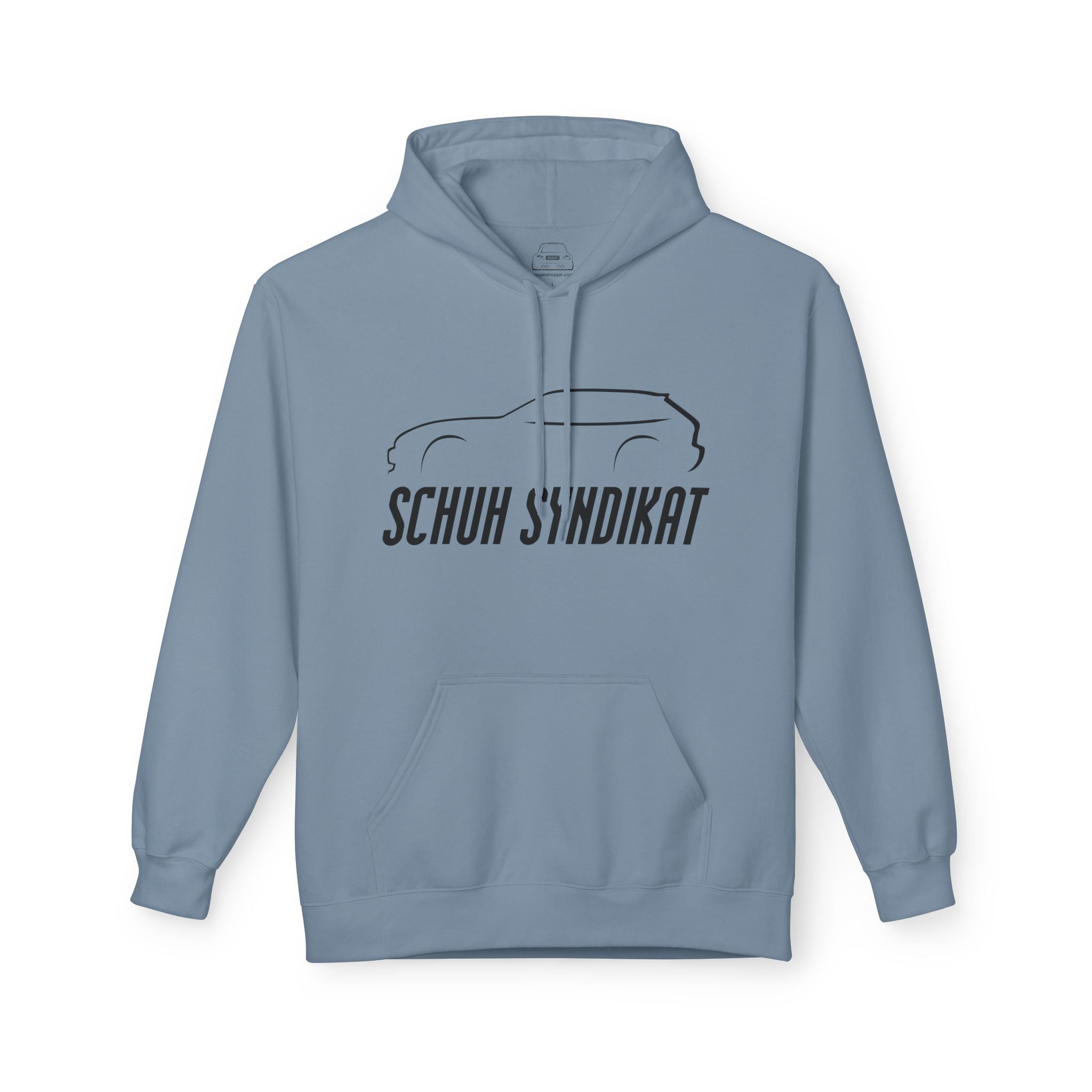 Schuh Syndikat Silhouette Hoodie - Unisex Gildan Classic Softstyle Fleece Drawstring Hoodie