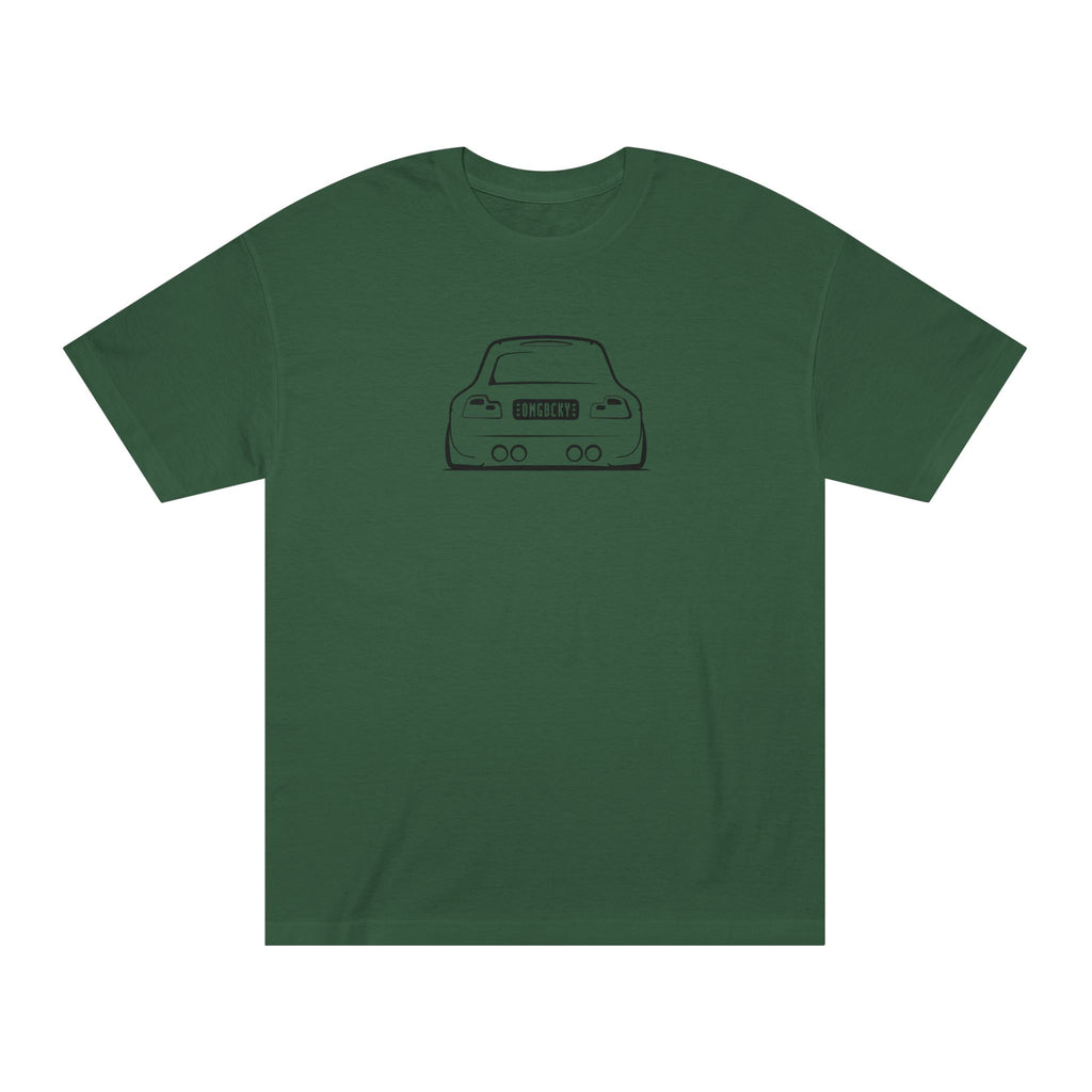 OMGBEKY Black Coupe Silhouette Tee - Unisex American Apparel Classic T-Shirt