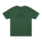 OMGBEKY Black Coupe Silhouette Tee - Unisex American Apparel Classic T-Shirt