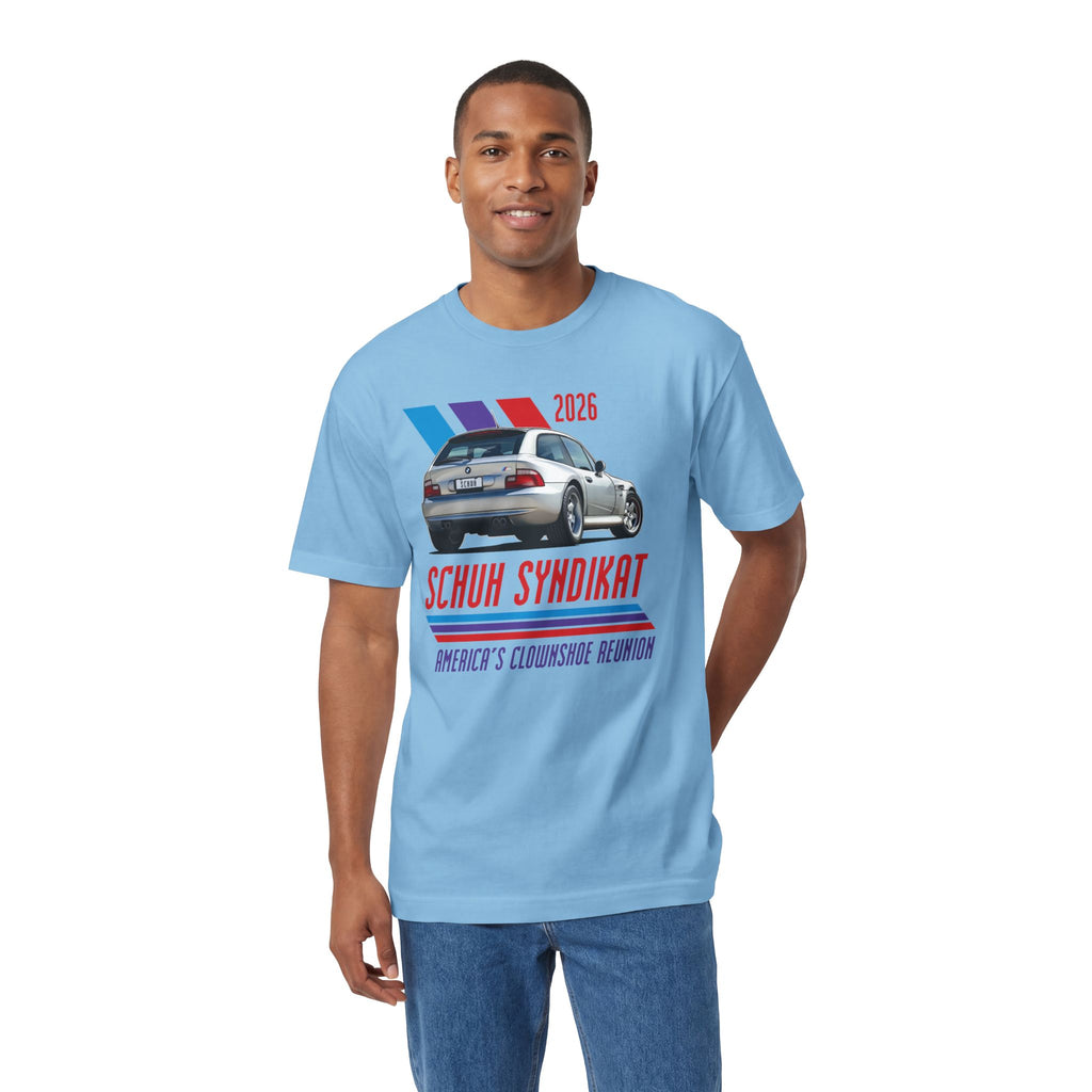 2026 Schuh Syndikat T-Shirt - Silver M Coupe - Unisex American Apparel Classic T-Shirt