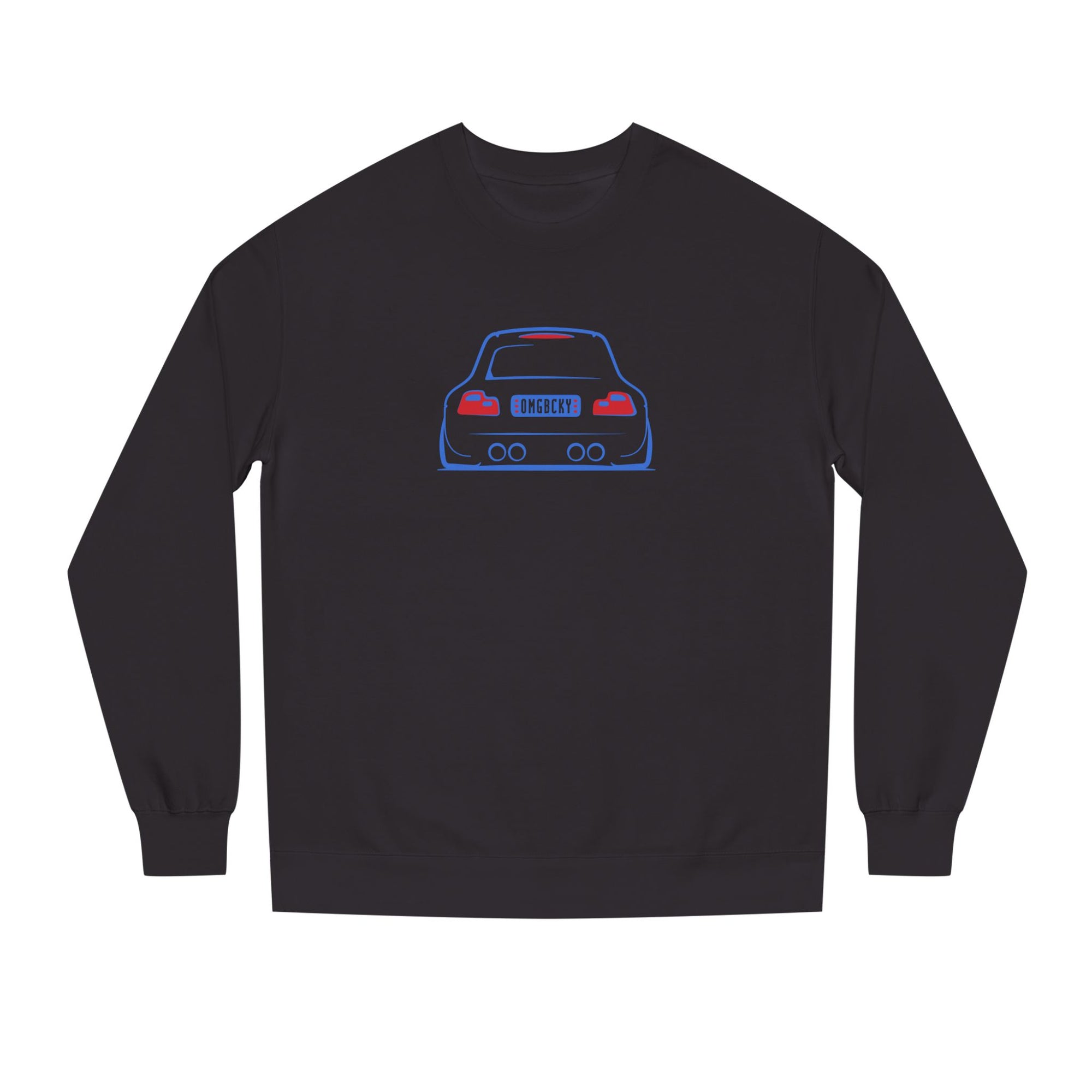OMGBEKY Coupe Sweatshirt - Unisex Independent Trading Company Crew Neck Fleece Sweatshirt