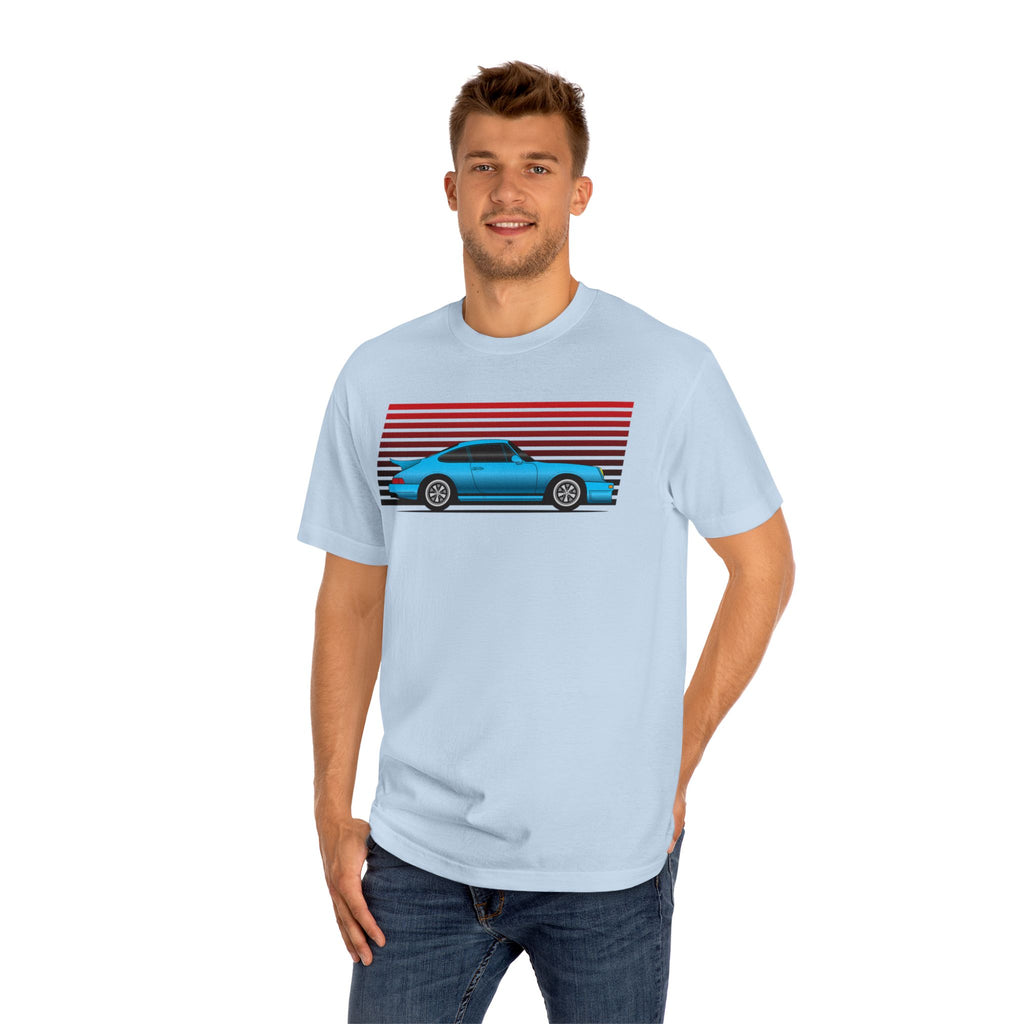 A Blue 911 - Unisex American Apparel Classic T-Shirt
