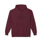 OMGBCKY Black Coupe Silhouette Hoodie - Unisex Gildan Classic Softstyle Fleece Drawstring Hoodie