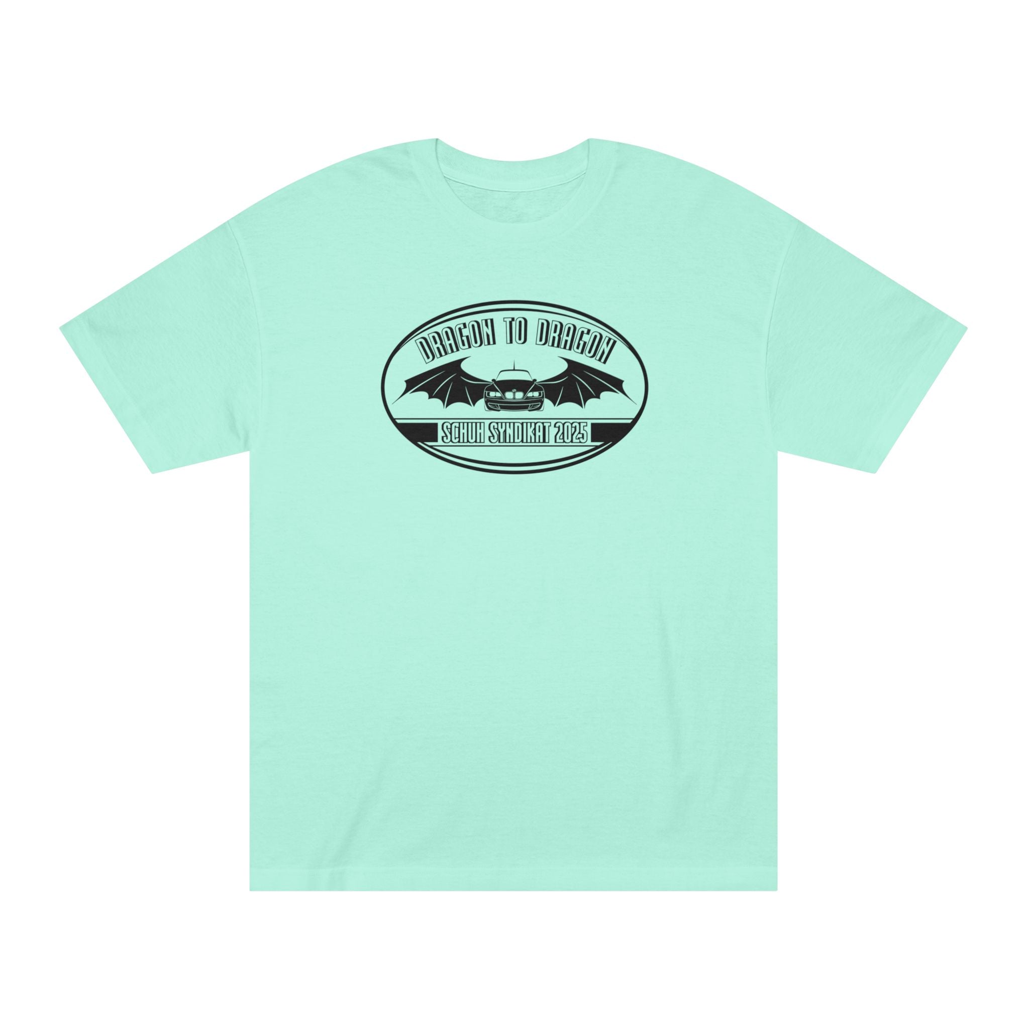 Schuh Syndikat Dragon to Dragon 2025 Light Color Tee - Unisex American Apparel Classic T-Shirt