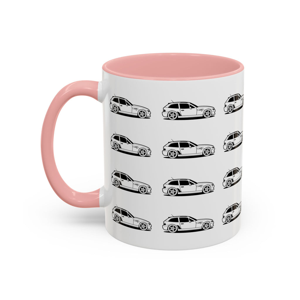 M Coupe Coffee Mug, Unique Gift for Friends, Custom Drinkware, Celebration Keepsake, Party Favor