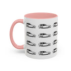 M Coupe Coffee Mug, Unique Gift for Friends, Custom Drinkware, Celebration Keepsake, Party Favor