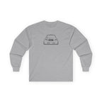 OMGBEKY Black Coupe Silhouette Long Sleeve Tee - Unisex Gildan Classic Ultra Cotton Long Sleeve T-Shirt