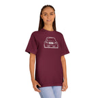 OMGBCKY White Coupe Silhouette Tee - Unisex American Apparel Classic T-Shirt