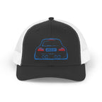 OMGBCKY Coupe Snapback Trucker Cap - Trucker Hat with Embroidered Car Design