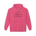 OMGBCKY Black Coupe Silhouette Hoodie - Unisex Gildan Classic Softstyle Fleece Drawstring Hoodie