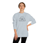 OMGBCKY Black Coupe Silhouette Sweatshirt - Unisex Independent Trading Company Crew Neck Fleece Sweatshirt