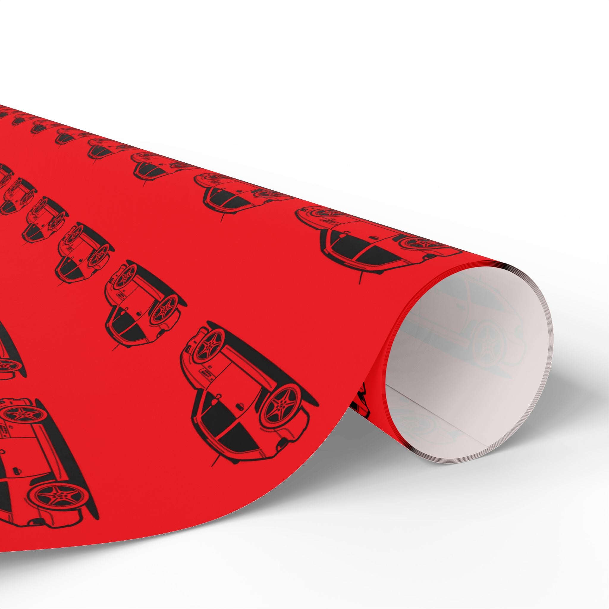 M Coupe Wrapping Paper | Red | Three Sizes | Glossy or Matte