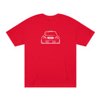 OMGBCKY White Coupe Silhouette Tee - Unisex American Apparel Classic T-Shirt