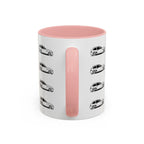 M Coupe Coffee Mug, Unique Gift for Friends, Custom Drinkware, Celebration Keepsake, Party Favor