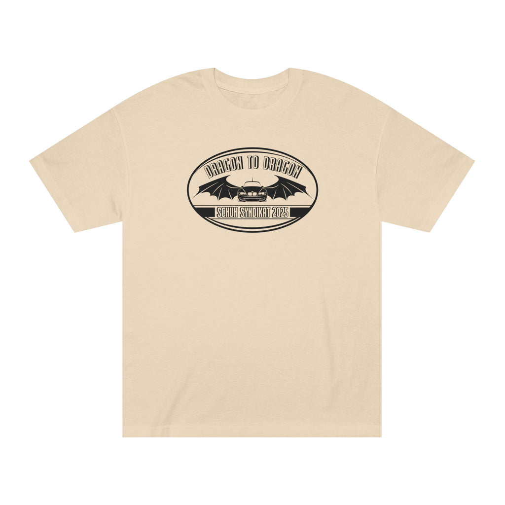 Schuh Syndikat Dragon to Dragon 2025 Light Color Tee - Unisex American Apparel Classic T-Shirt