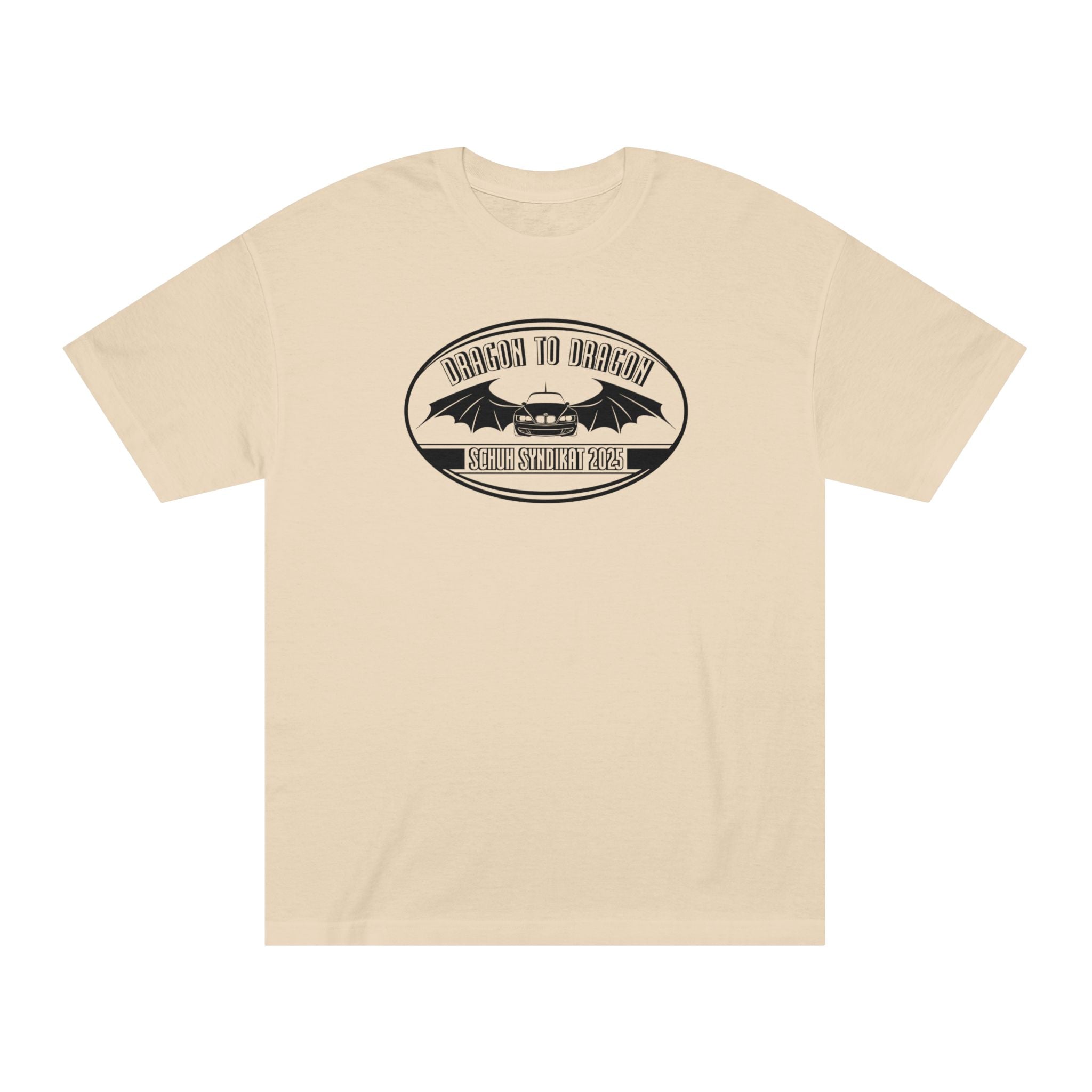 Schuh Syndikat Dragon to Dragon 2025 Light Color Tee - Unisex American Apparel Classic T-Shirt