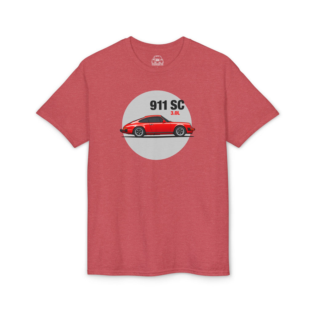 James' Red 911 T-Shirt — Gildan Brand, lightweight DryBlend T-Shirt