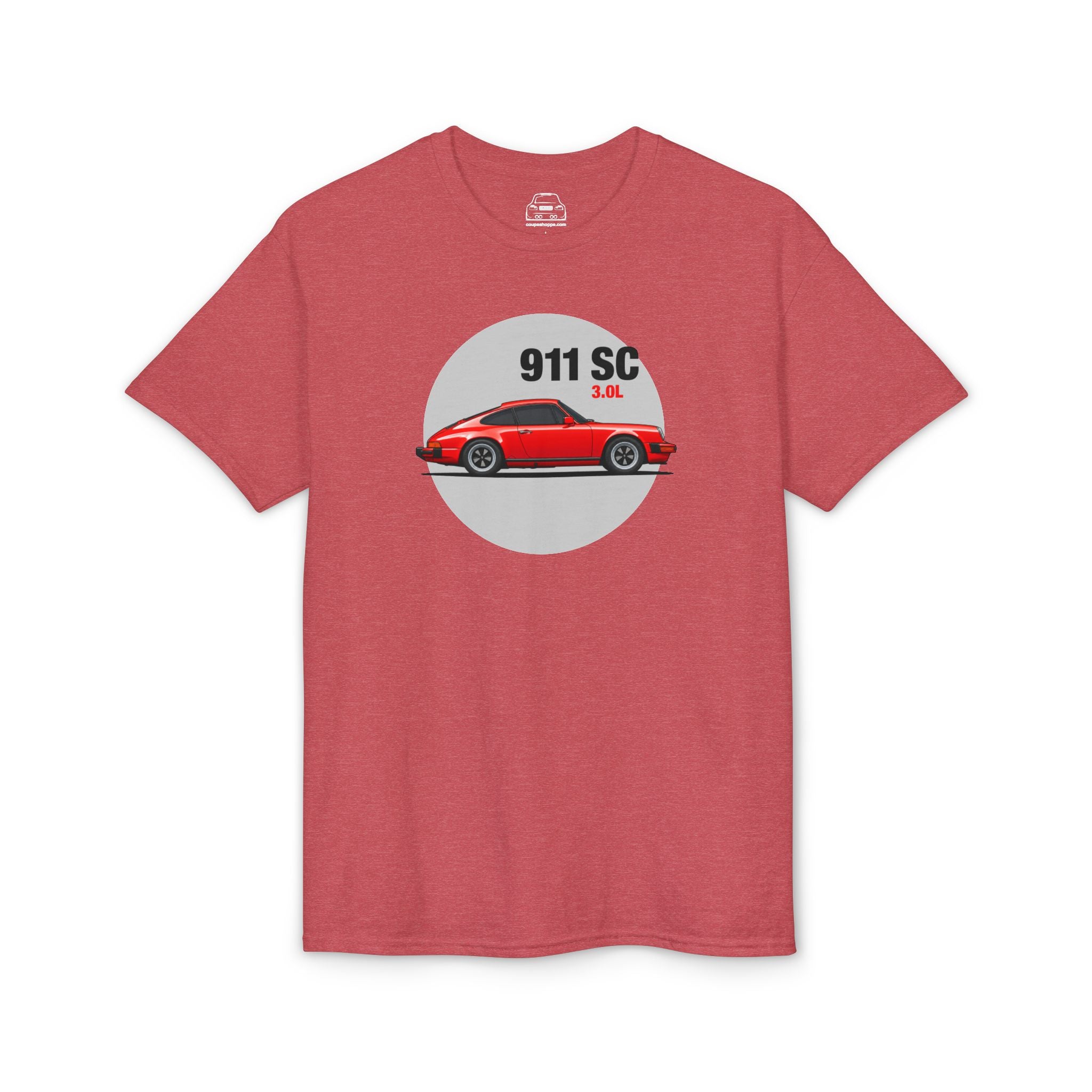 James' Red 911 T-Shirt — Gildan Brand, lightweight DryBlend T-Shirt