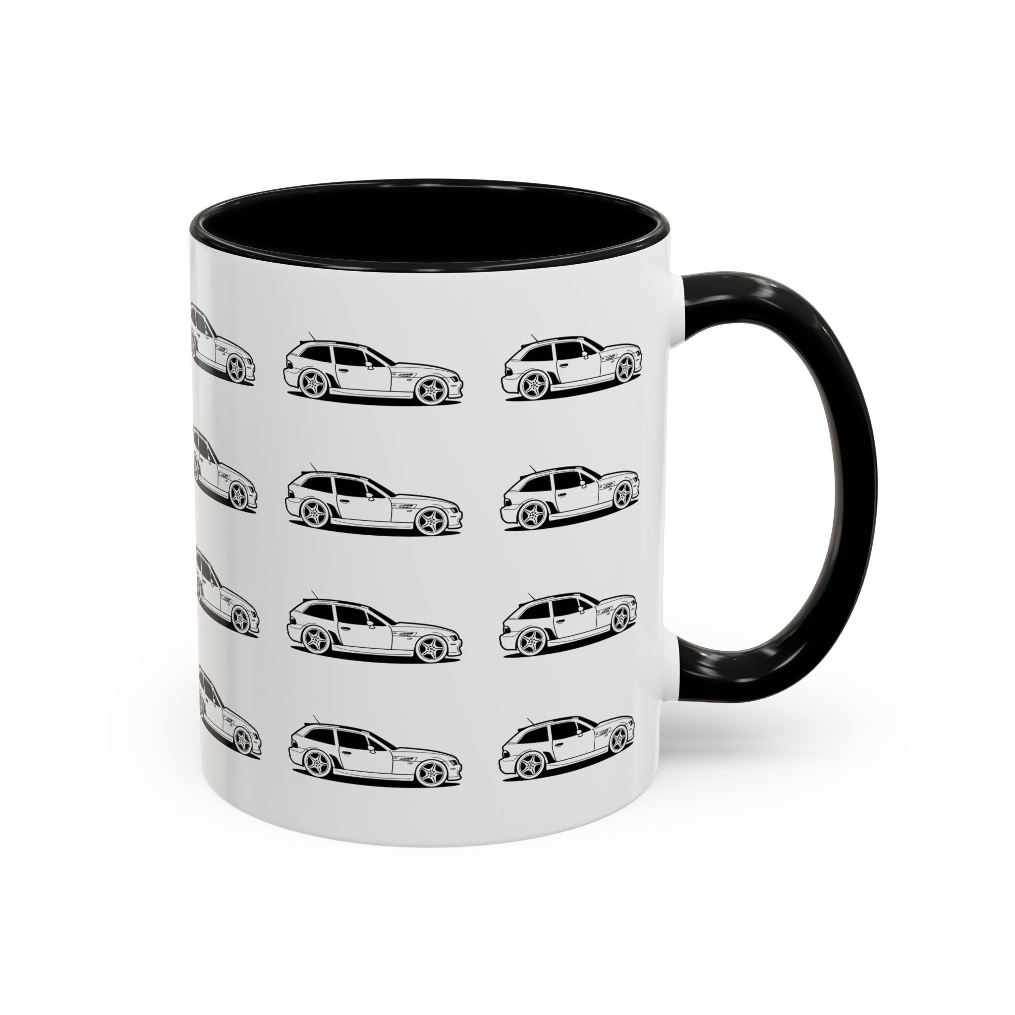 M Coupe Coffee Mug, Unique Gift for Friends, Custom Drinkware, Celebration Keepsake, Party Favor