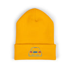OMGBEKY Coupe Beanie - with Embroidered Car Design